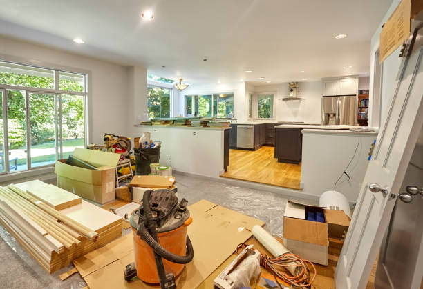 Professional Kitchen Island Installation technician working in Brookeville, MD